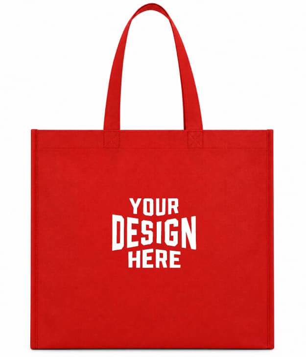 Custom Printed Reusable Grocery Bags by Bolt Printing style # BPNWHB