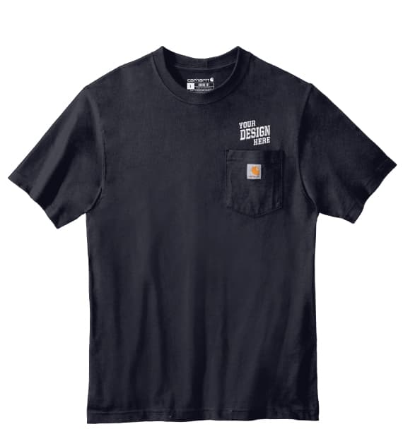 Embroidered Carhartt® Workwear Pocket Short Sleeve T-Shirt CTK87-E