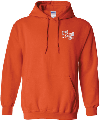 Gildan 18500-E Heavy Blend™ Hooded Sweatshirt embroidered
