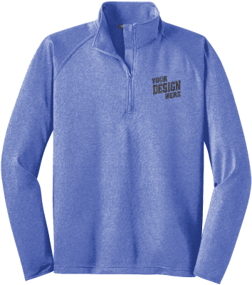 Sport-Tek ST850-E Sport-Wick Stretch 1/2-Zip Pullover embroidered