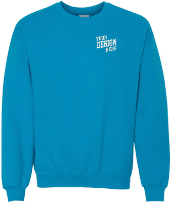 Gildan 18000-E Heavy Blend Crewneck Sweatshirt embroidered