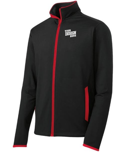 Sport-Tek ST853 Sport-Wick Stretch Contrast Full-Zip Jacket