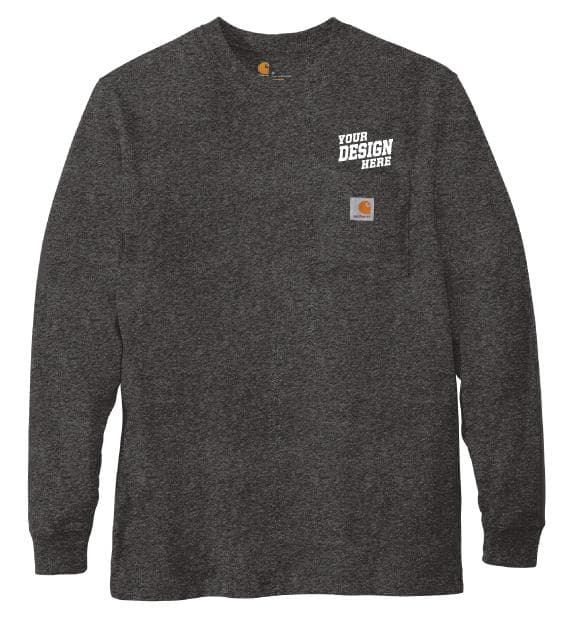 Embroidered Carhartt® Workwear Pocket Long Sleeve T-Shirt CTK126-E