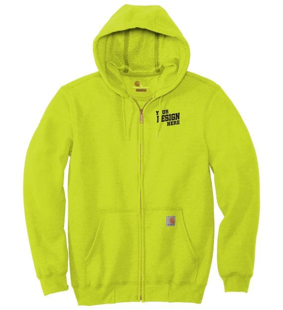 Embroidered Carhartt® Midweight Hooded Zip-Front Sweatshirt CTK122-E