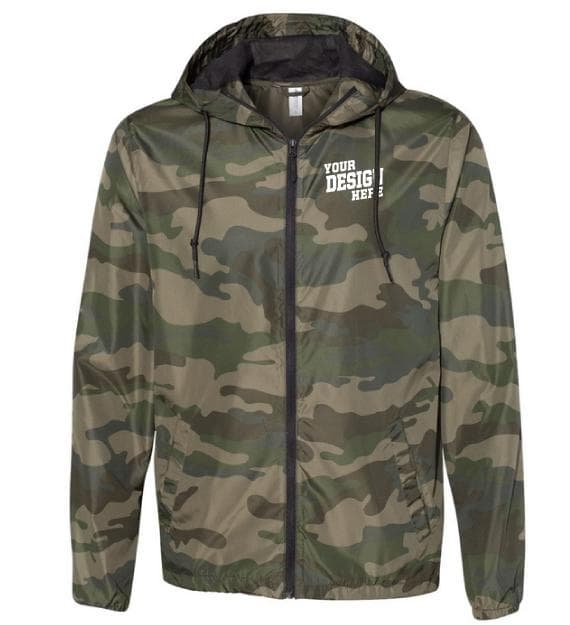 Independent Trading Co Lightweight Windbreaker Full-Zip Jacket EXP54LWZ
