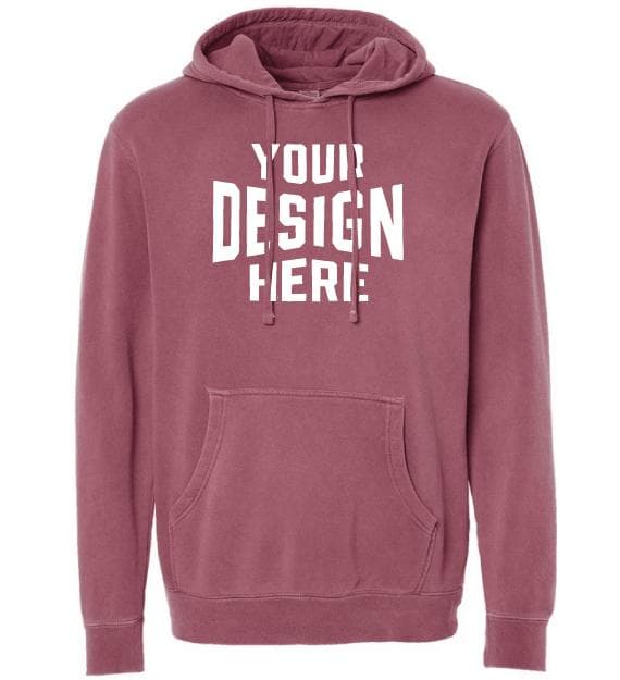 Independent Trading Co. Midweight Pigment-Dyed Hooded Sweatshirt PRM4500