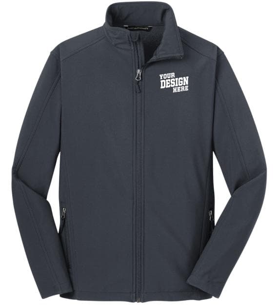 embroidered soft shell jacket