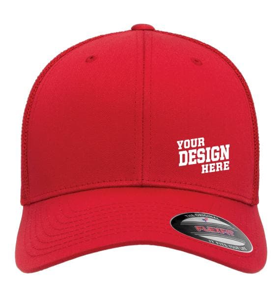 Flexfit 6511 Trucker Cap - Solid Color | Bolt Printing