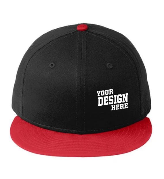 New Era NE400 Flat Bill Snapback Cap - Two-Tone NE400B