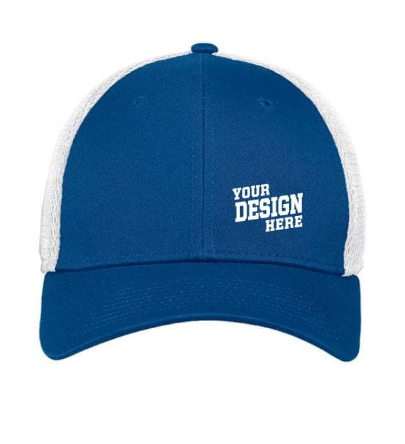 New Era NE1020 Stretch Mesh Cap - White Mesh NE1020W