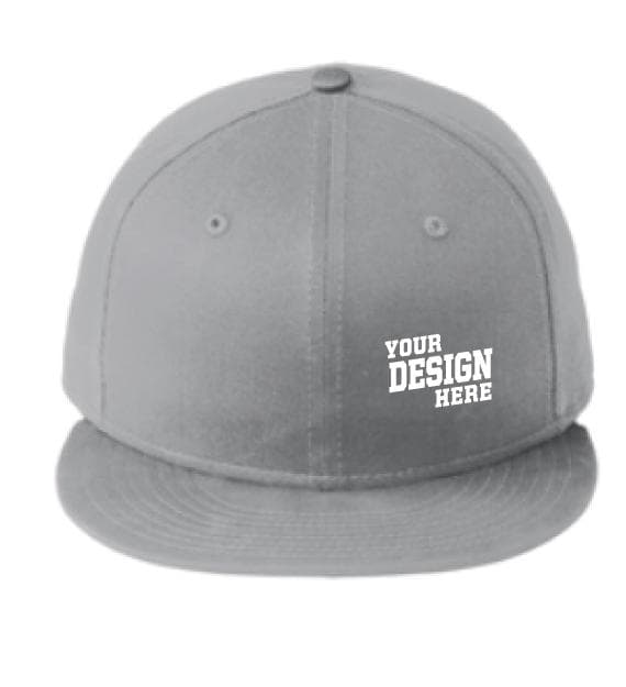 New Era NE400 Flat Bill Snapback Cap - Solid NE400S