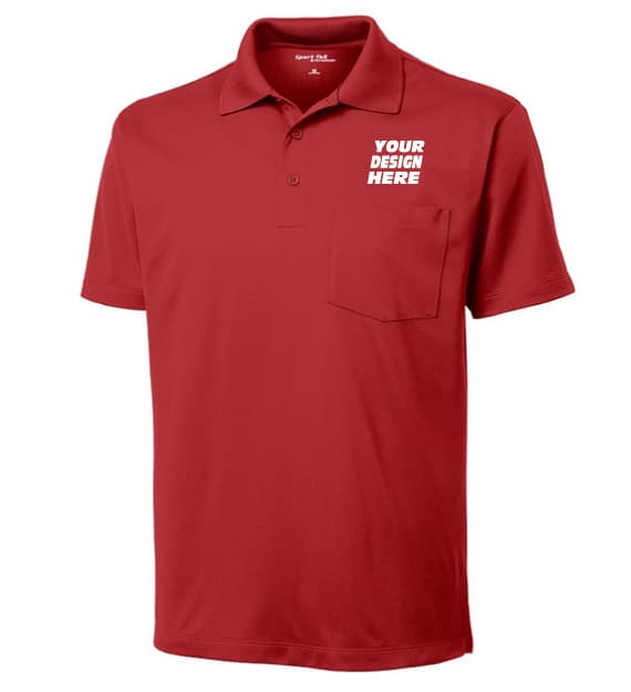 Sport-Tek Micropique Sport-Wick® Pocket Polo ST651