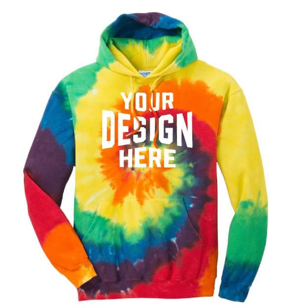 Port & Company Tie-Dye Pullover Hooded Sweatshirt PC146
