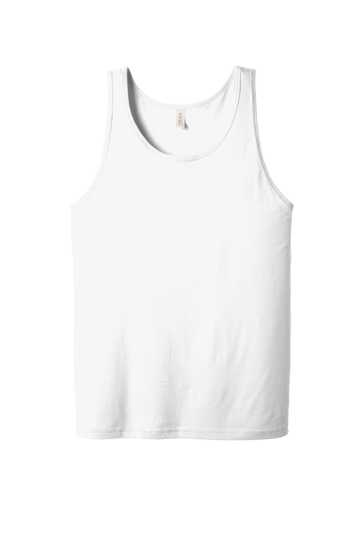 Bella + Canvas Jersey Tank - White - view 1