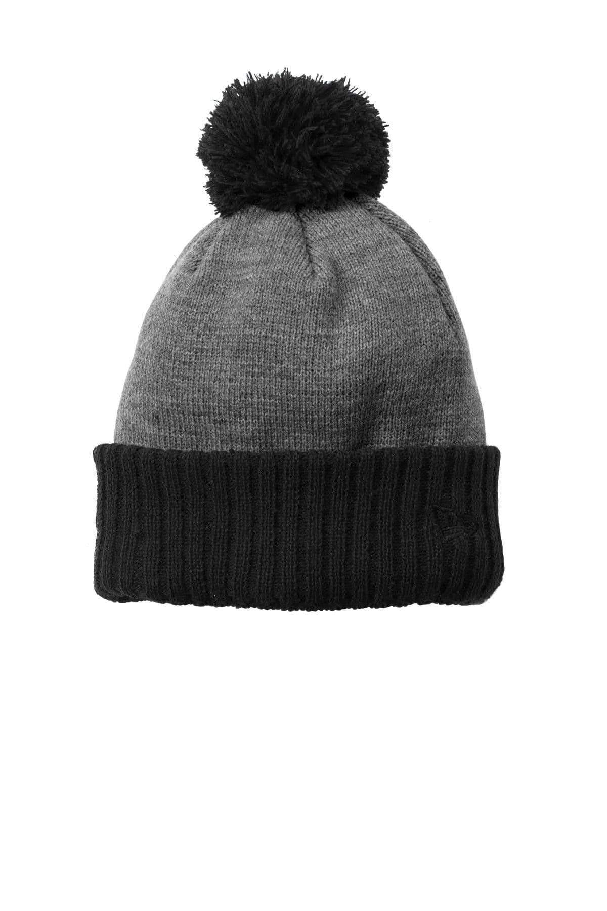 Colorblock Cuffed Beanie - Black - view 1