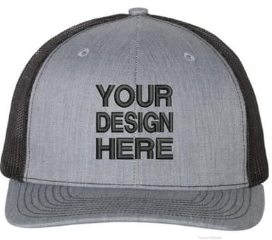 Hat Mesh Sample Custom Richardson 112 Trucker Hat – Black Mesh | Fast & Affordable