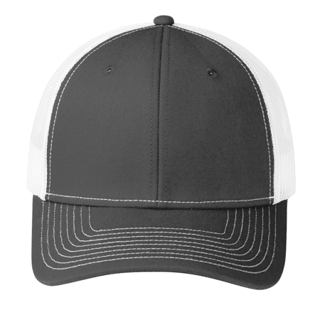 Richardson 112 Snapback Trucker Cap - Charcoal Front 112CF