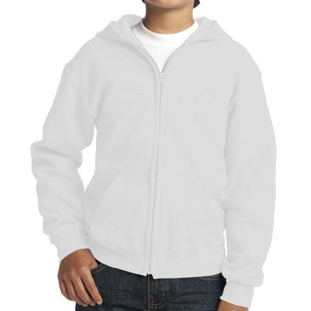 Youth Zip Hoodie by Gildan style # 18600B