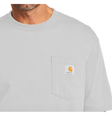 Embroidered Carhartt® Workwear Pocket Short Sleeve T-Shirt CTK87-E