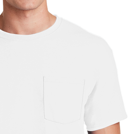 Custom Pocket T Shirts by Gildan style # 2300-E