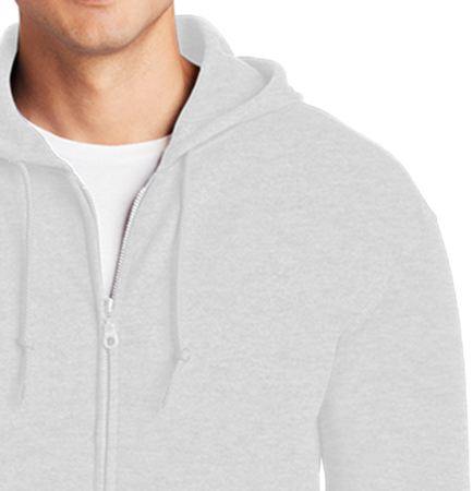 Gildan 18600-E Heavy Blend Full-Zip Hooded Sweatshirt embroidered
