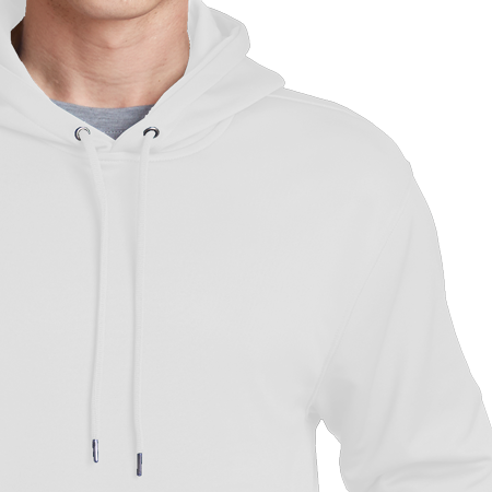 Sport-Tek F244 Sport-Wick Fleece Hooded Pullover Sweatshirt embroidered