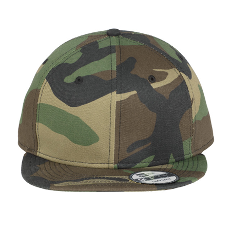New Era NE400 Flat Bill Snapback Cap - Camo NE400C