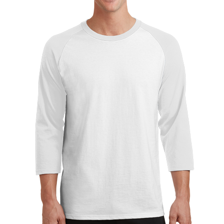 Custom Raglan Baseball Shirt by Port & Company style # PC55RS