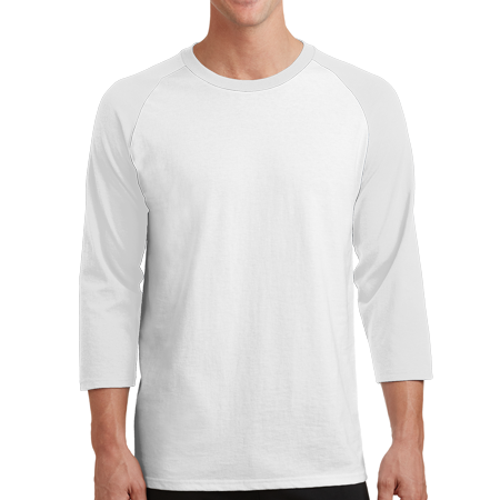 Port & Company Core Blend 3/4-Sleeve Raglan Tee PC55RS