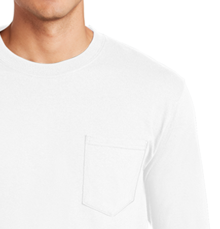 Comfort Colors 4410 Garment-Dyed Heavyweight Long Sleeve Pocket T-Shirt