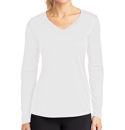 Ladies Performance Long Sleeve Shirt by Sport-Tek style # LST353LS