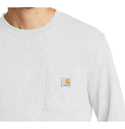 Embroidered Carhartt® Workwear Pocket Long Sleeve T-Shirt CTK126-E