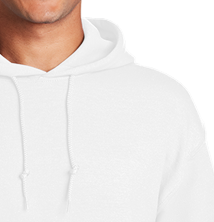 Gildan 12500-E DryBlend® Hooded Sweatshirt embroidered