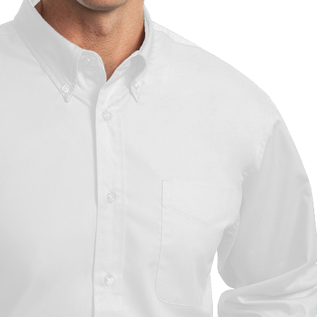 Budget Friendly - Long Sleeve Poplin Shirt by Port Authority style # W100