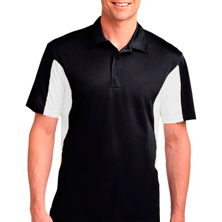 Custom Embroidered Golf Shirts by Sport-Tek style # ST655BL