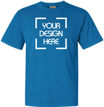 Custom Comfort Colors Garment Dyed T Shirt Design Printed