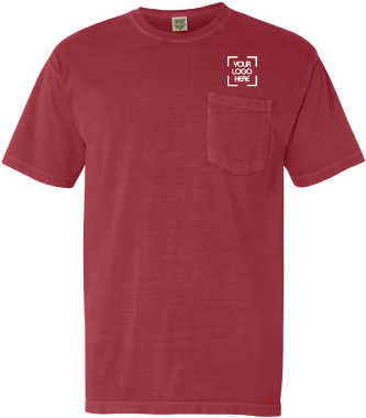 Custom Comfort Colors Garment Dyed T Shirt Design Printed