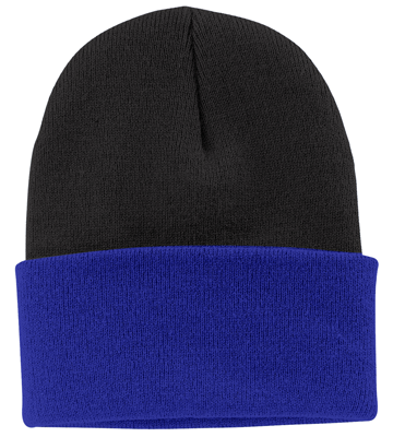 Custom Embroidered Cuffed Beanie – Port & Company CP90